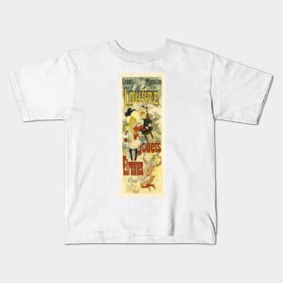 NEW YEAR TOYS 1891 Louvre Grand Stores Lithograph Advertisement by Jules Cheret Kids T-Shirt